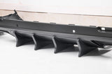 15-22 Dodge Challenger Rear Bumper Diffuser Lip & V4 Shark Fin - Matte Black