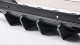 15-22 Dodge Challenger IK Rear Diffuser+ V2 Fin Splitter - Matte Black PP