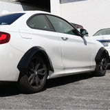 Universal 40.5"x17.5" RB Style Fender Flares 2 Piece Flexible Durable PU
