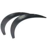 Universal 70mm Wide Rear ABS Plastic Fender Flares Set 2PC KV2 Style