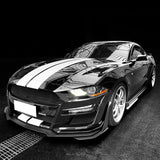 18-20 Ford Mustang GT500 Style Front Bumper Lip Spoiler - PP