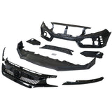 16-18 Honda Civic 10th Type-R Conversion Front Bumper - PP