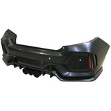 16-18 Honda Civic CTR Type R 10th Rear Bumper