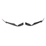 20-22 Chevrolet Corvette C8 IK Front Bumper Canard Splitters - Carbon Fiber