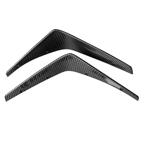 15-21 Dodge Charger SRT Front Bumper Canards - Carbon Fiber Look