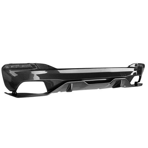 17-18 BMW G30 5 Series M-Tech MP Style Rear Diffuser - Carbon Fiber
