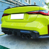 21-22 BMW G80 M3 G82 G83 M4 Rear Bumper Diffuser Bodykit - Dry Carbon Fiber