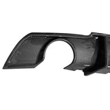 15-21 Chrysler 300 4 Shark Fin Rear Diffuser Lip PP Carbon Fiber Print