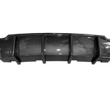 15-21 Chrysler 300 4 Shark Fin Rear Diffuser Lip PP Carbon Fiber Print
