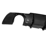 15-21 Chrysler 300 4 Shark Fin Rear Diffuser Bumper Lip PP Gloss Black