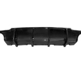 15-21 Chrysler 300 4 Shark Fin Rear Diffuser Bumper Lip PP Gloss Black