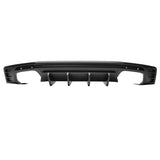 16-20 Chevy Camaro IK Style Rear Bumper Lip Diffuser 3PCS - Matte Black