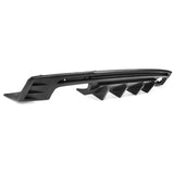 16-20 Chevy Camaro IK Style Rear Bumper Lip Diffuser 3PCS - Matte Black