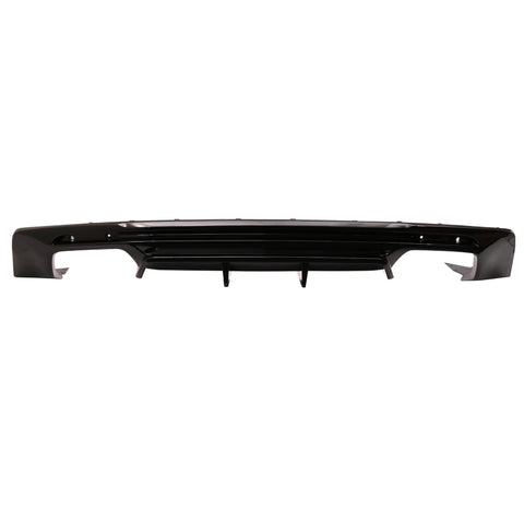 16-18 Chevy Camaro Rear Bumper Lip Diffuser Quad Exhaust Glossy Black