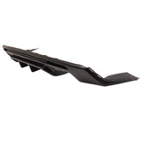 16-18 Chevy Camaro Rear Bumper Lip Diffuser Quad Exhaust Matte Black