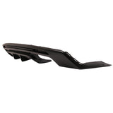 16-18 Chevy Camaro Rear Bumper Lip Diffuser Quad Exhaust Matte Black