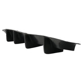 06-10 Dodge Charger K Style Aero 4 Fin Rear Lip Bumper Valance Diffuser