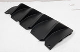 15-22 Dodge Challenger IK Rear Bumper Diffuser & IK V3 Shark Fin - Matte Black