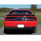 15-19 Dodge Challenger IK Style Rear Diffuser Bumper Lip - Matte Black PP