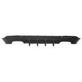 15-19 Dodge Challenger IK Style Rear Diffuser Bumper Lip - Matte Black PP