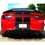 15-20 Dodge Charger SRT Rear Bumper Lip Diffuser Valance - Matte Black