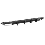 15-20 Dodge Charger V2 Style Rear Diffuser Bumper Lip - Carbon Fiber Print PP