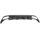 15-20 Dodge Charger V2 Style Rear Diffuser Bumper Lip - Carbon Fiber Print PP