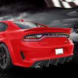 20-21 Dodge Charger Widebody IK Style Rear Diffuser - PP Carbon Fiber Print