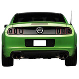 13-14 Ford Mustang Shelby Four Vents Rear Lip Bumper Valance Diffuser PP