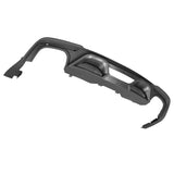 18-19 Ford Mustang S550 2-Door GT350 Rear Diffuser Matte Black - PP