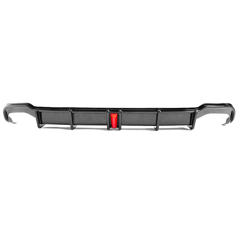 18-22 Honda Accord Sport LED Rear Bumper Lip Diffuser Spoiler - Gloss Black