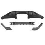 17-20 Honda Civic Hatchback Type R Rear Bumper Diffuser Lip Conversion