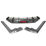 21-23 Hyundai Elantra IK Rear Bumper Lip Diffuser - Carbon Fiber Print PP