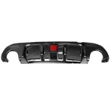 14-17 Infiniti Q50 LED Brake Light Rear Bumper Lip Diffuser - Gloss Black PP