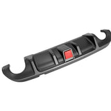 14-17 Infiniti Q50 LED Brake Light Rear Bumper Lip Diffuser - Matte Black PP