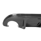 14-17 Infiniti Q50 4Dr Rear Diffuser Bumper Lip - Carbon Fiber Print ABS