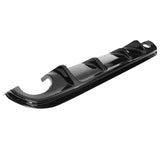 14-17 Infiniti Q50 Diffuser Bumper Lip Spoiler - Gloss Black Rear ABS