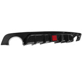 18-22 Infiniti Q50 LED Brake Light Rear Bumper Lip Diffuser - Gloss Black PP