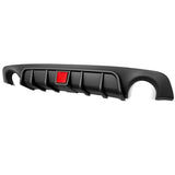 18-22 Infiniti Q50 LED Brake Light Rear Bumper Lip Diffuser - Matte Black PP