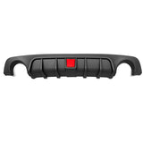 18-22 Infiniti Q50 LED Brake Light Rear Bumper Lip Diffuser - Matte Black PP