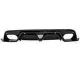 14-20 Jaguar F-Type Rear Diffuser Bumper Valance + LED - Carbon Fiber