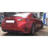 15-17 Lexus RC300 RC350 F-Sport Silkblaze Style Rear Diffuser PP