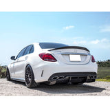 15-18 Mercedes Benz C-Class C63 AMG PSM Style Rear Bumper Lip Diffuser