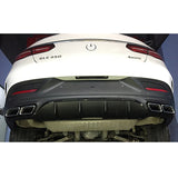 16-18 Benz GLE-Class Coupe AMG Style Rear Diffuser Kit Black PP