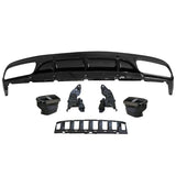 15-18 Benz C-Class C205 C63 2Dr AMG Style Rear Diffuser - PP