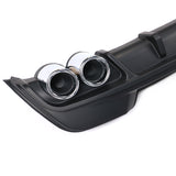 20-21 Toyota Corolla L LE/XLE Matte Black Rear Diffuser & Silver Tips