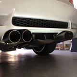 08-13 3 Series M3 E90 E92 E93 Rear Bumper Lip Diffuser 3 Fin - Matte Black