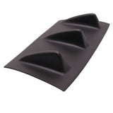 08-13 3 Series M3 E90 E92 E93 Rear Bumper Lip Diffuser 3 Fin - Matte Black