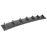 33" x 6" Universal Rear Bumper Diffuser 7 Fin - Carbon Fiber Print
