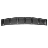 33" x 6" Universal Rear Bumper Diffuser 7 Fin - Carbon Fiber Print